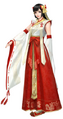 Shrine Maid Outfit costume set