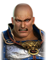 Angry facial expression