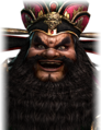 Happy facial expression