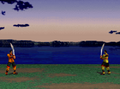 Guan Du during dawn in Dynasty Warriors