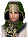 Happy facial expression with hood