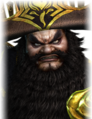 Angry facial expression