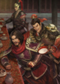 Dynasty Warriors Mobile portrait with Sun Quan and Zhou Tai