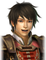 Happy facial expression
