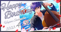 Hajime's 2022 birthday message card