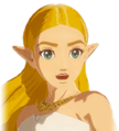 Ceremonial Zelda's Surprised Portrait (Post-Awakening)