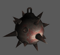 Spiked Ball - A spiked ball used for traps. The first spiked ball encountered by the player is tied to flailing chain while the rest come without it. Chapters: 14~15, 19