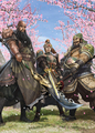 Dynasty Warriors Mobile portrait with Guan Yu and Zhang Fei