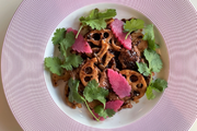 Stir-Fried Beef and Lotus Root with Black Bean Sauce (牛肉と蓮根の豆鼓炒め) ¥2,600