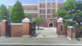 School front entrance