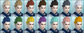 Male hair color set