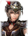 Angry facial expression