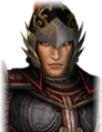 Angry facial expression