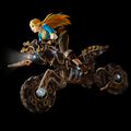 Render - Zelda Riding the Master Cycle (DLC Weapon)