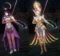 Third and fourth costumes in Musou Orochi Z