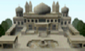 Villa - The current residence of Princess Anzeal. Surrounded by walls reminiscent of Islamic architecture along with a fountain at the center.