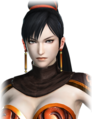 Angry facial expression