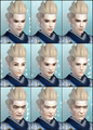 Male face set