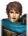 Surprised facial expression without helmet