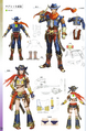 Gunner costume set