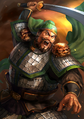 Aged battle portrait