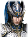 Sad facial expression with helmet
