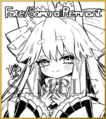 Campaign illustration drawn and signed by Aruko Wada