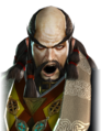 Angry facial expression