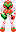 A front sprite of Samus in the Varia Suit