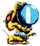 Ice Beam artwork from Metroid II: Return of Samus