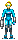 A sprite of the Zero Suit from the front