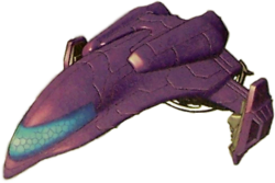 Samus's Gunship in Metroid Fusion