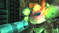 Samus using the Map Station interface in Prime