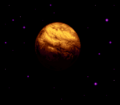 Planet Zebes as seen in Super Metroid