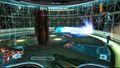 Dark Samus using the Boost Ball in Metroid Prime 2: Echoes.