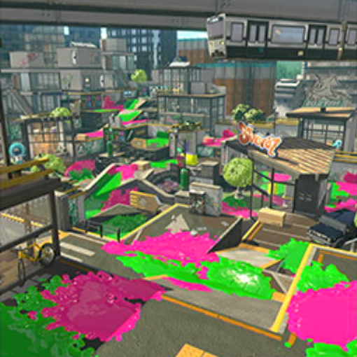 File:NSO Splatoon 2 April 2022 Week 1 - Background 1 - The Reef.png