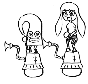 File:Credits - Inkling Girl and Octotrooper.png