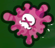 An Octoling splat icon in Splatoon 3.
