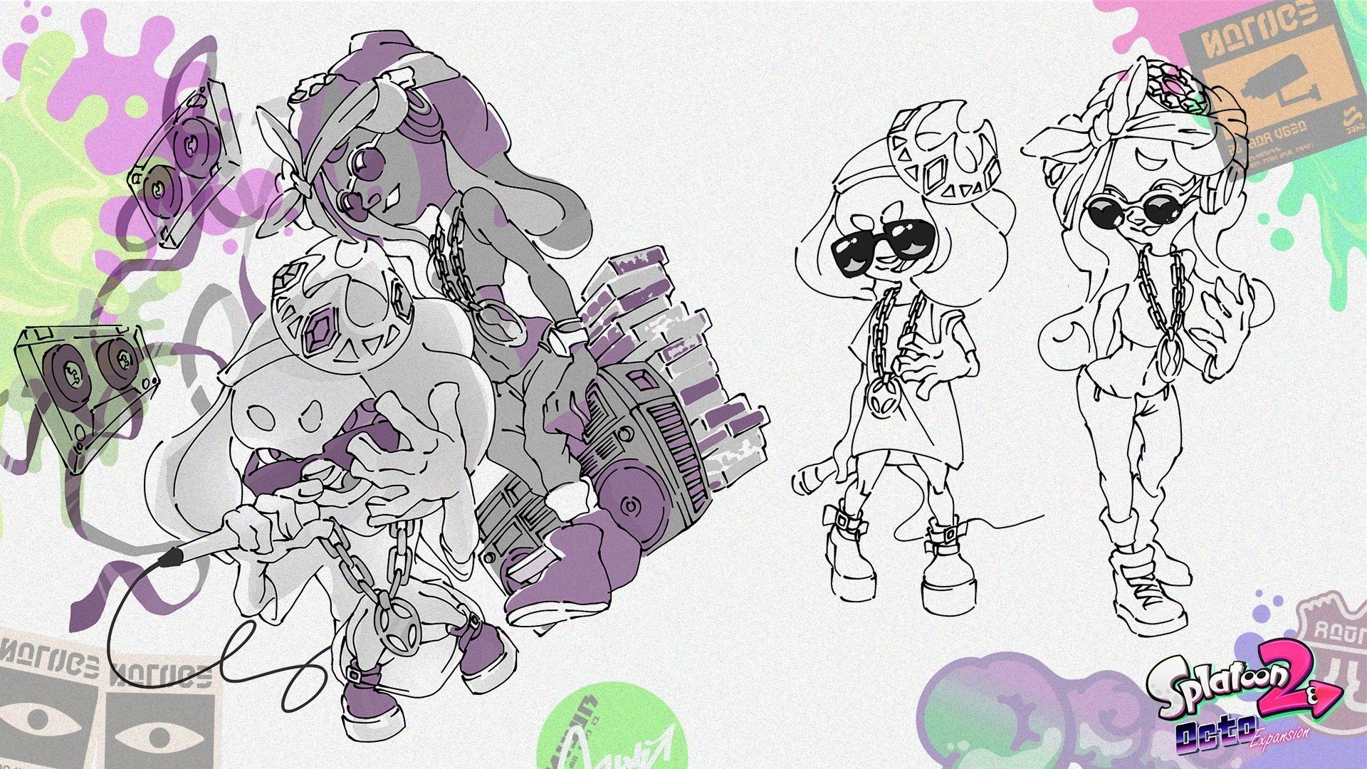 File:Octo Expansion Off the Hook concept art.jpg - Inkipedia, the ...