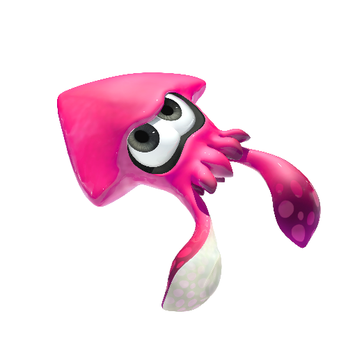 File:NSO Splatoon 2 April 2022 Week 1 - Character - Pink Squid.png