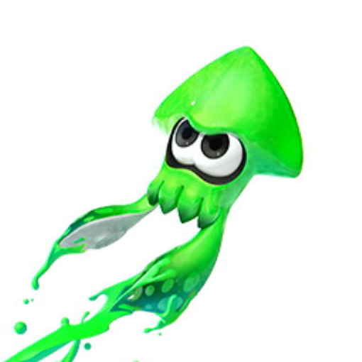 File:NSO Splatoon 2 April 2022 Week 3 - Character - Green Squid.png
