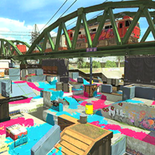 File:NSO Splatoon 2 April 2022 Week 1 - Background 3 - Snapper Canal.png
