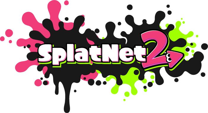File:SplatNet 2 logo variant with pink and green splat background.png