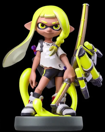 File:S3 amiibo Inkling (Yellow).png - Inkipedia, the Splatoon wiki