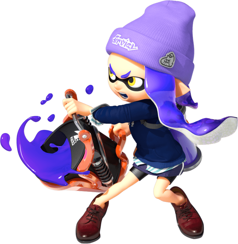 File:Splatoon 2 Inkling girl Slosher blue.png - Inkipedia, the Splatoon ...