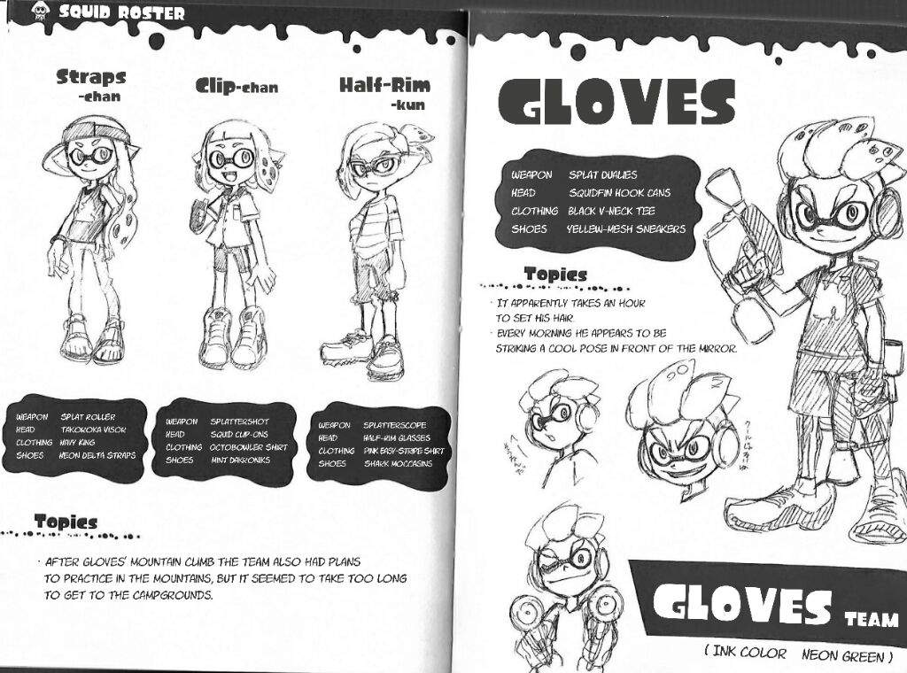 Splatoon Hand Stretch File:Splatoon Manga Team Gloves.jpg - Inkipedia, the Splatoon wiki