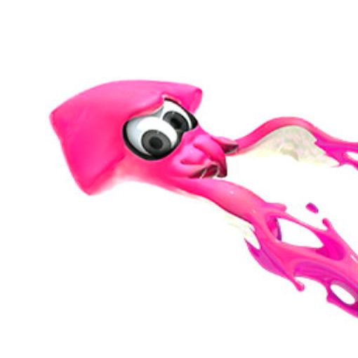 File:NSO Splatoon 2 April 2022 Week 3 - Character - Pink Squid.png