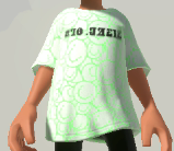S3 Lime BlobMob Tee front.png