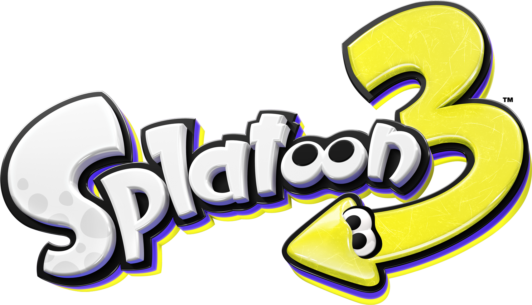File:Splatoon 3 logo 3D transparent.png