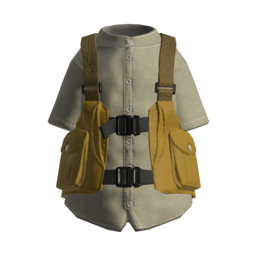 Khaki Ranger Vest - Inkipedia, The Splatoon Wiki